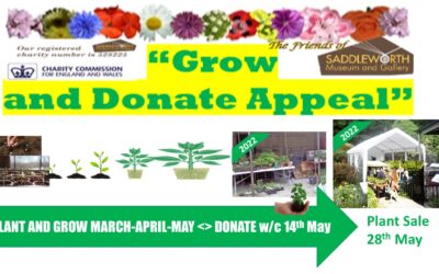 Saddleworth Museum launch 2023 “Grow and Donate” appeal.
